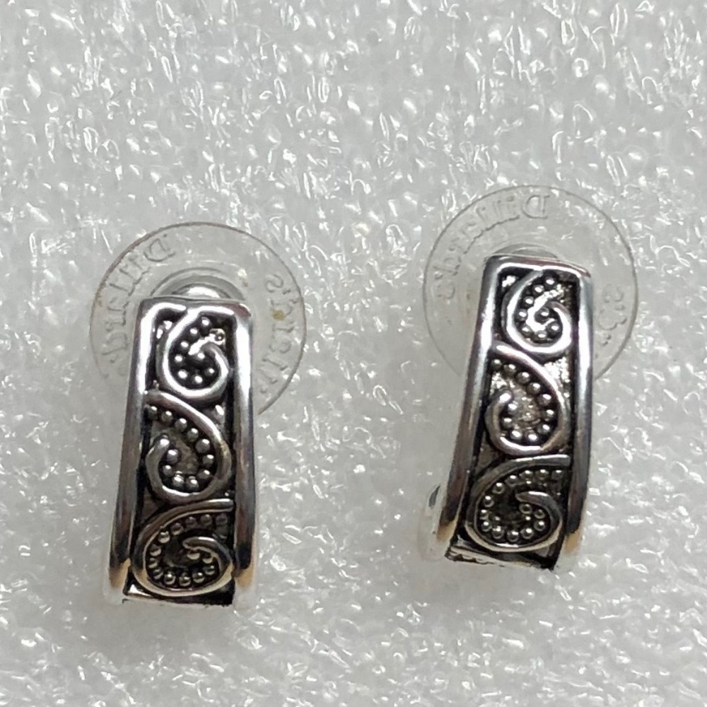 Silver J-Hook Earrings